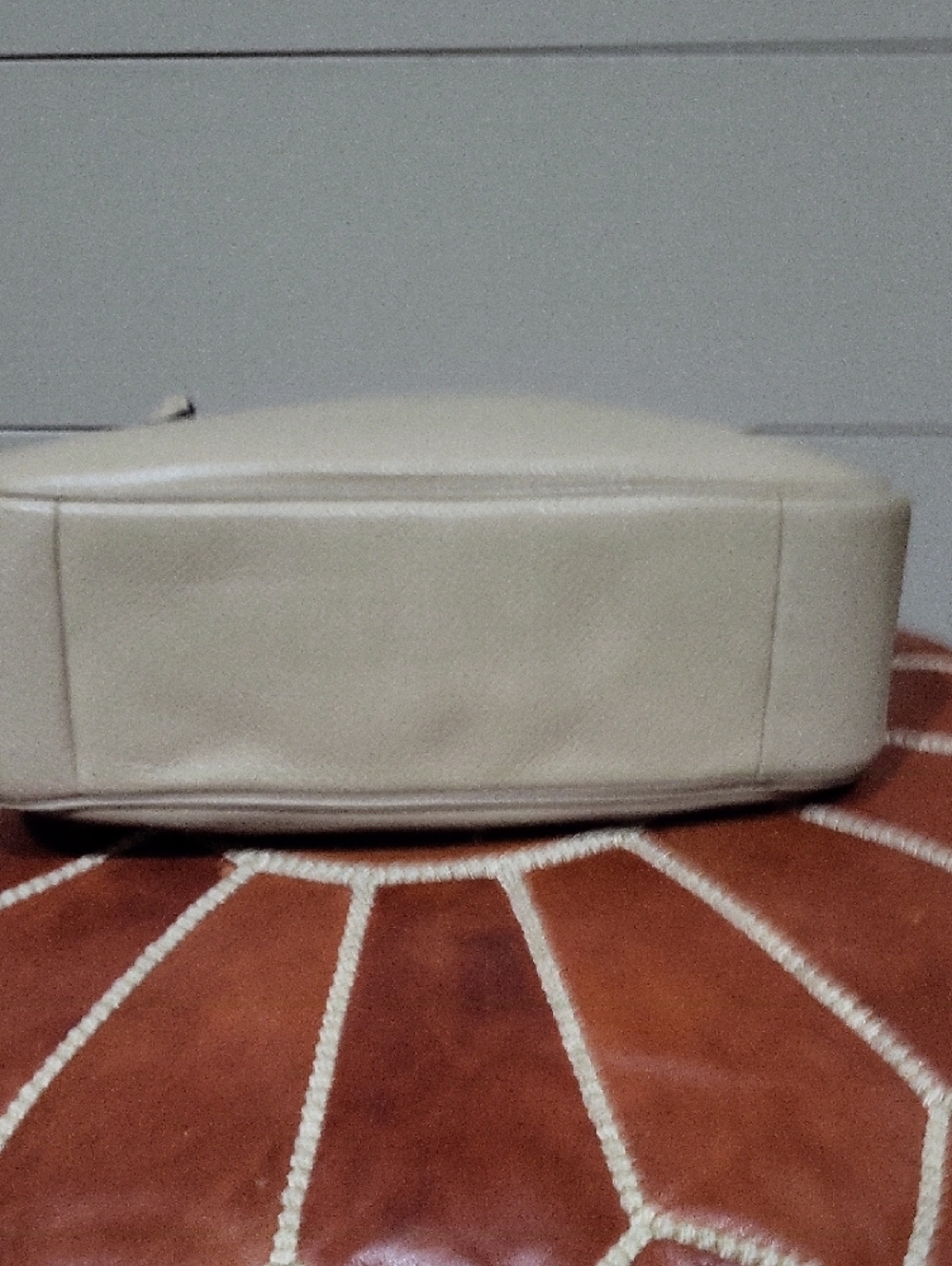 Coach Pebbled Leather Shoulder Bag in Tan - Picture 8 of 10